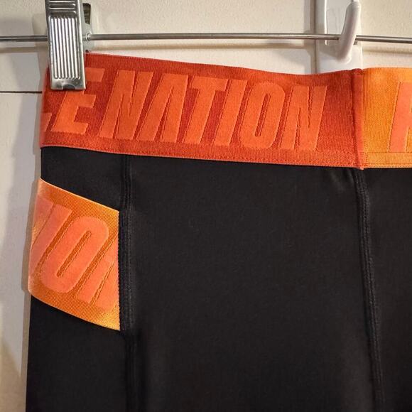 P.E Nation BACK SWING LEGGING IN BLACK Orange Activewear Size XS - Picture 9 of 12